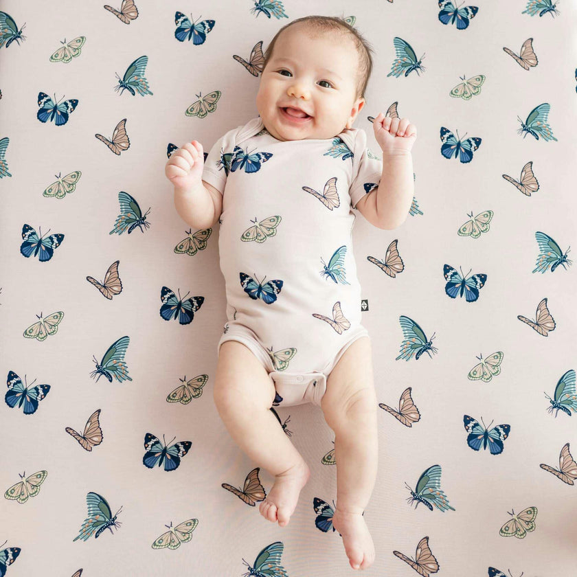 Crib Sheet in Blush