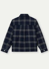 The Navy Check Flannel Shirt