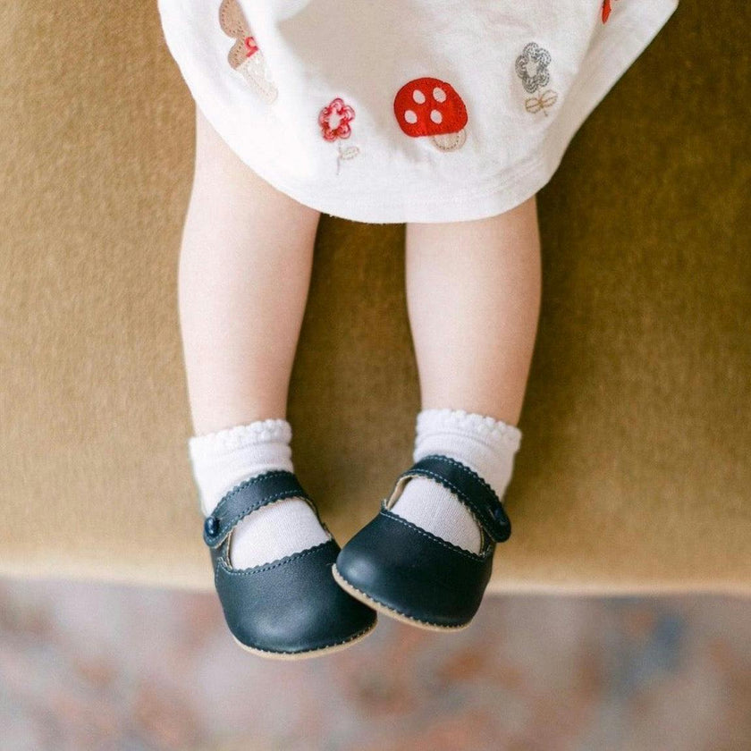 Emma Pre-Walker Baby Shoes - Navy