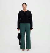 The Beverly Pant - Jadeite Floral Jacquard
