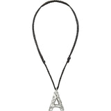 Grande Monogram Necklace in Silver