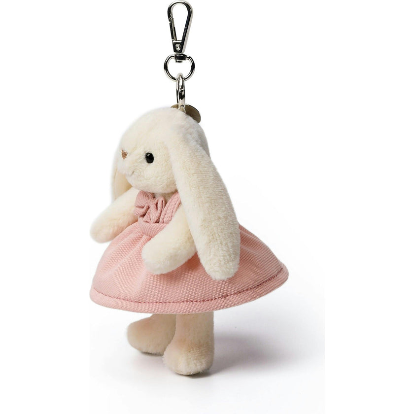 Candy Bunny Rabbit Bag Charms — Soft Weighted Cuddle Stuffed Animal