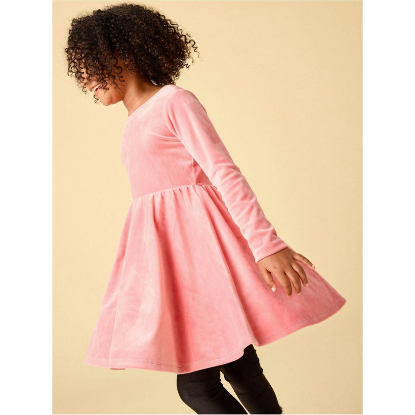 Velour Ballet Dress, Purple