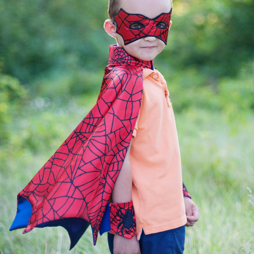 Spider Cape Set with Mask and Cuffs