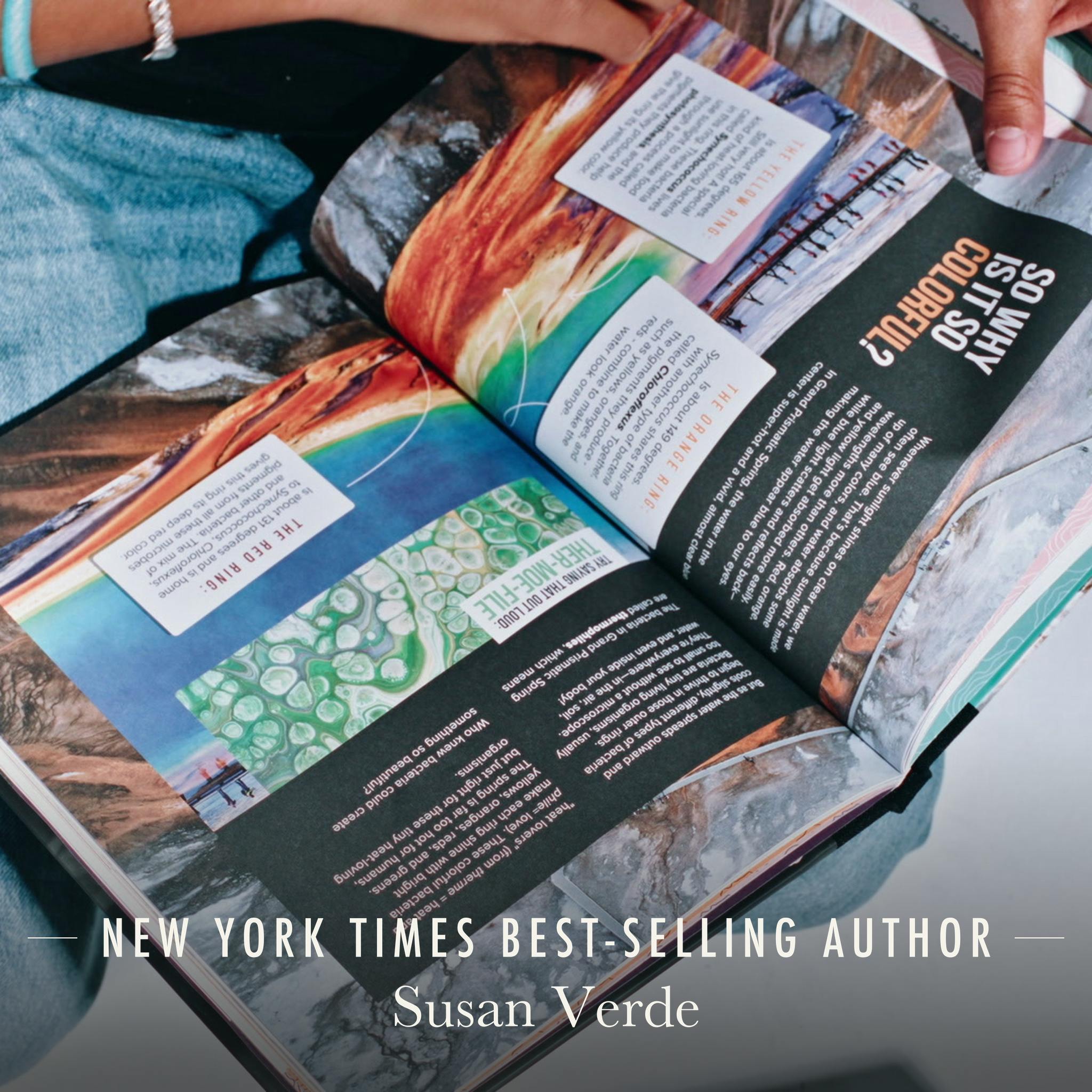 Grand Prismatic Spring Rainbow Wonder Gift Box with Graphic Kids Tee, Book, and Activities