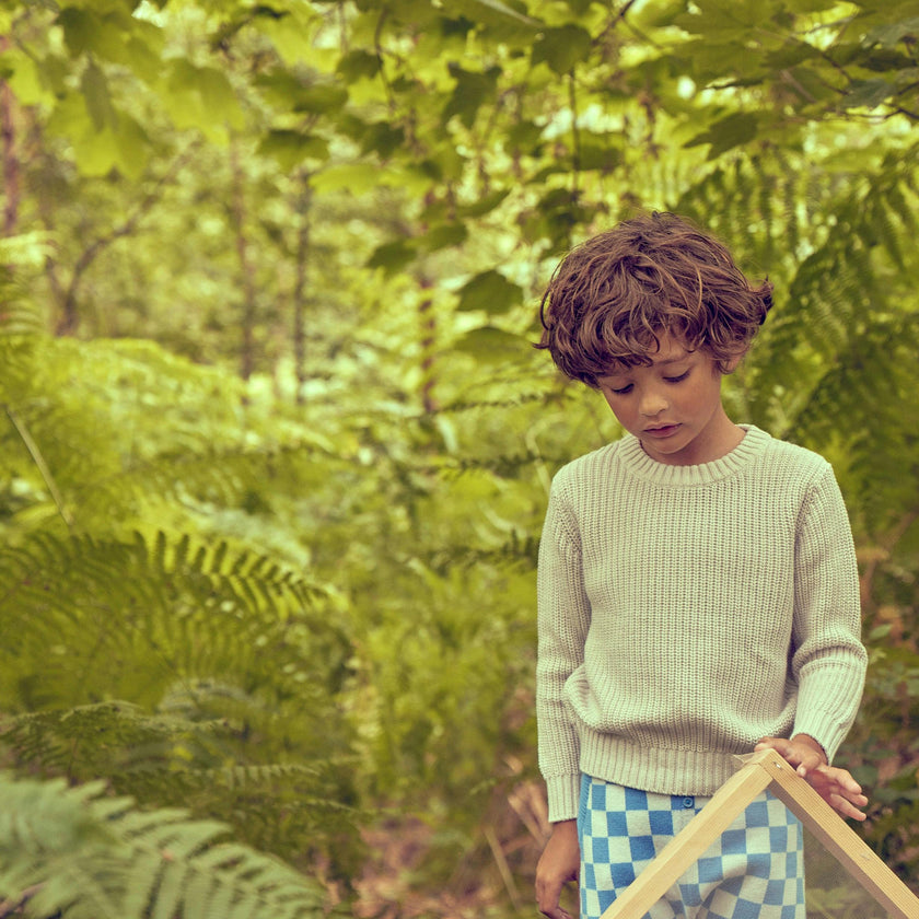 Classic Fisherman Jumper | Chalk