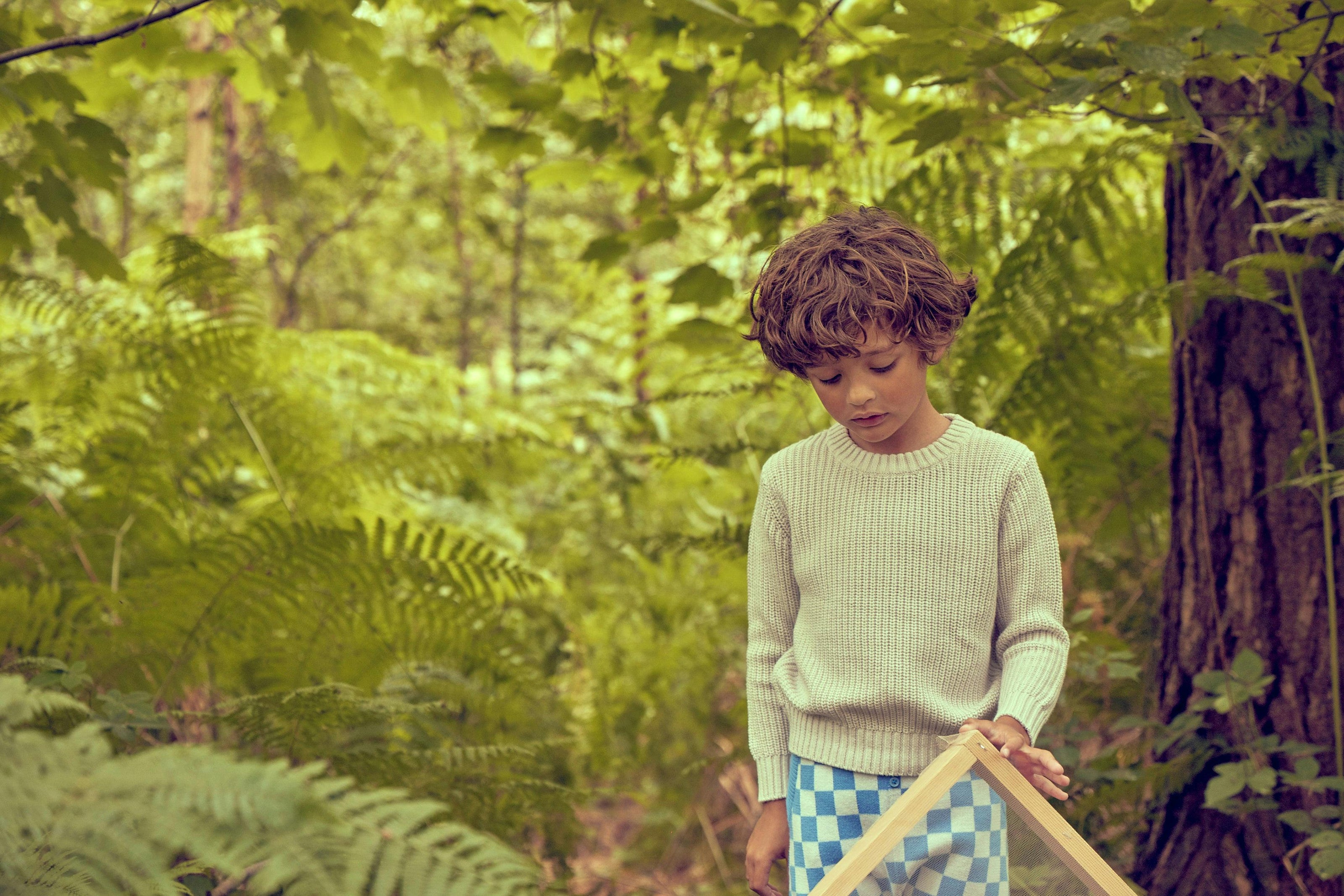 Classic Fisherman Jumper | Chalk