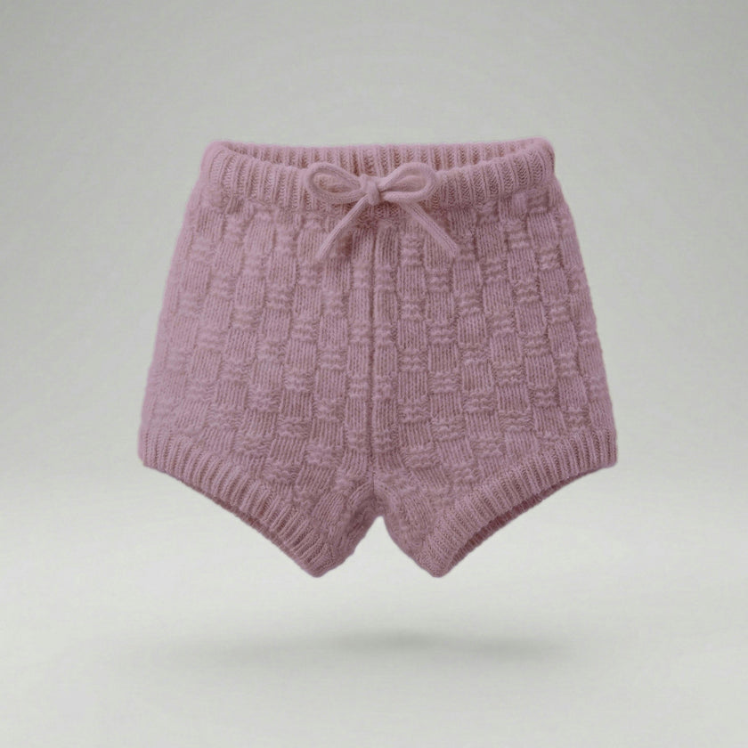 The Aspen Cashmere Baby Bloomer | Rose