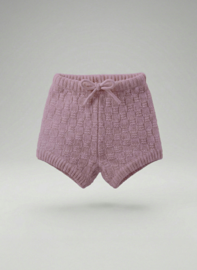 The Aspen Cashmere Baby Bloomer | Rose