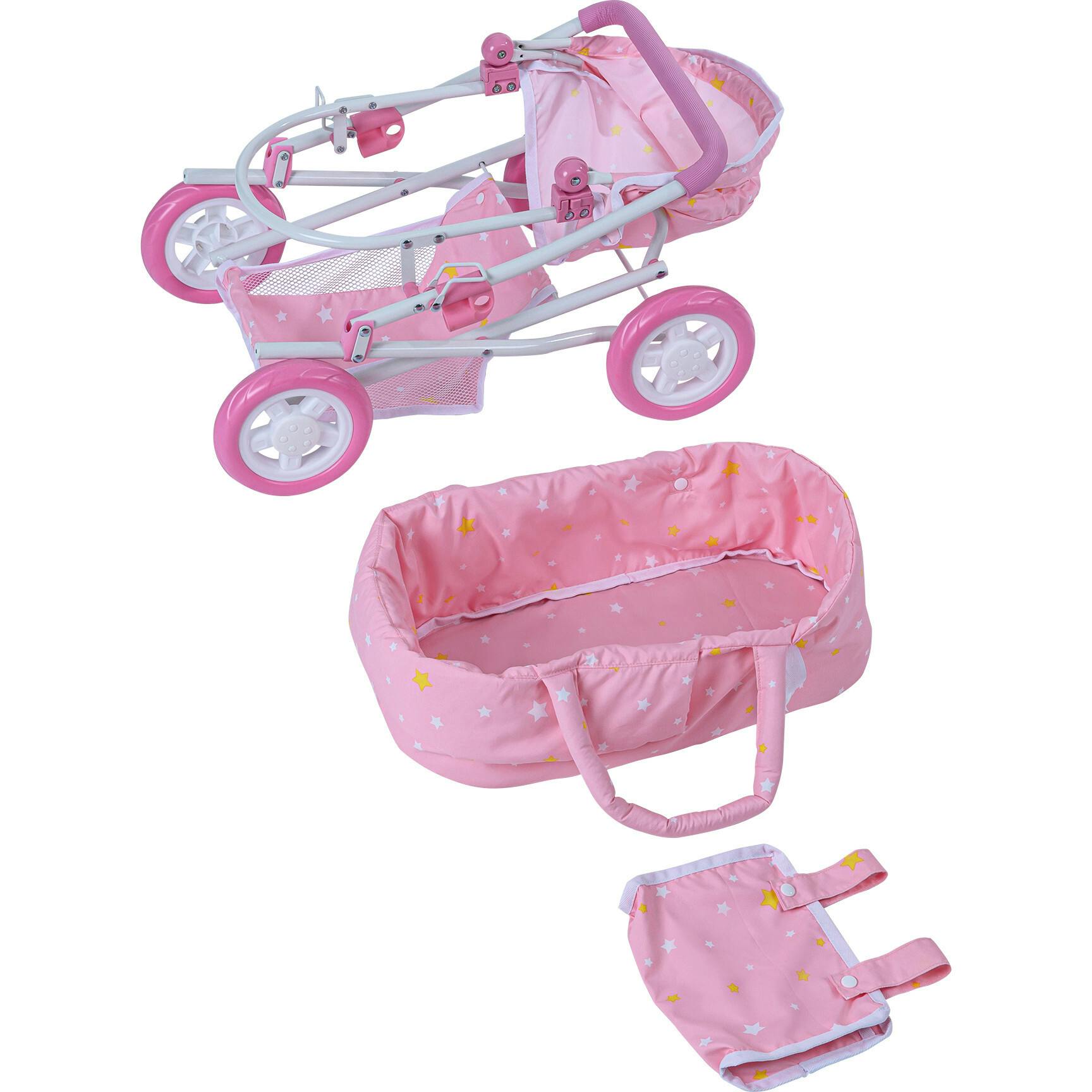 Stars Princess Deluxe Baby Doll Stroller