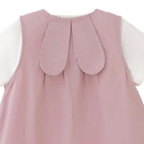 Pink Button Romper Set