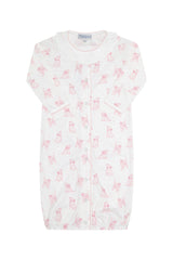 Pink Puppy Love Print Converter Gown