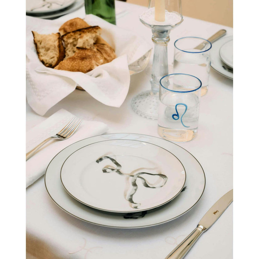 Ribbon Dessert Plate