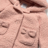 Pink Terry Hooded Coat