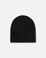 Stretch Jersey Beanie Black