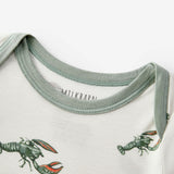 Mint Lobster Luxe Stretch Long Sleeve One Piece