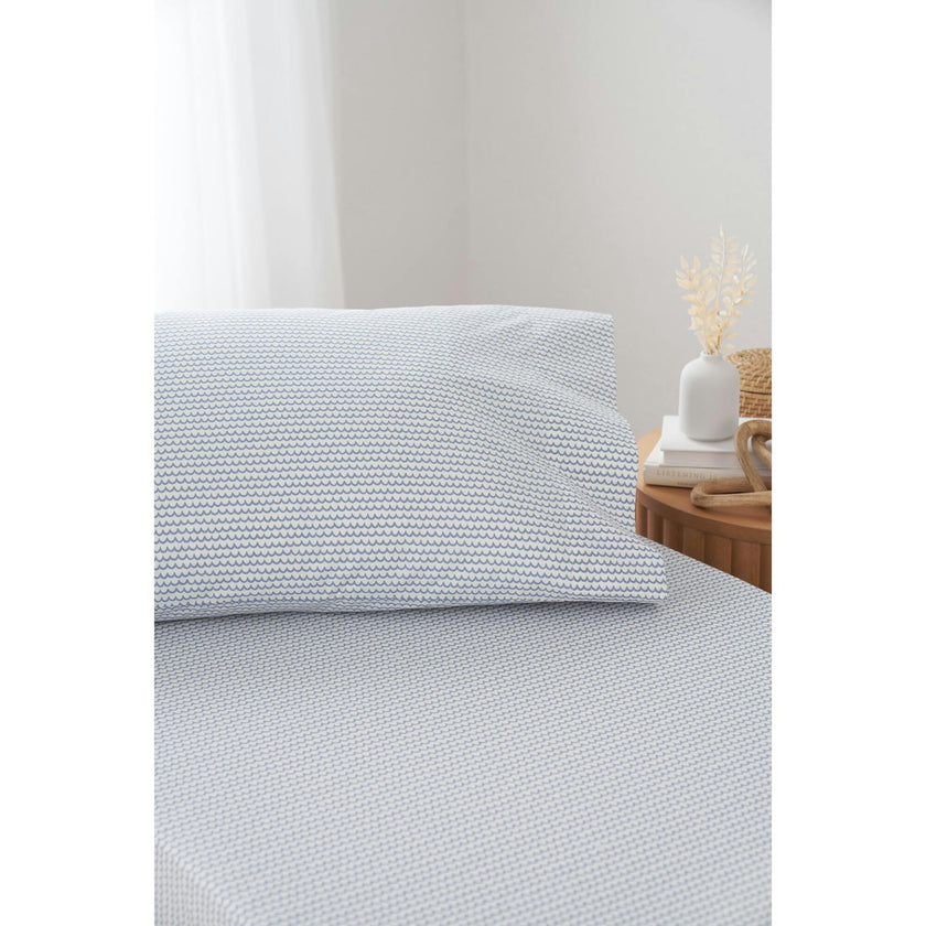 Luxe Premium Percale Bed Sheets in La Mer