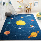 Kids Playhouse Tripp Rug, Navy