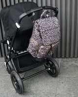 Alto Changing Backpack Brown Tonal Leopard
