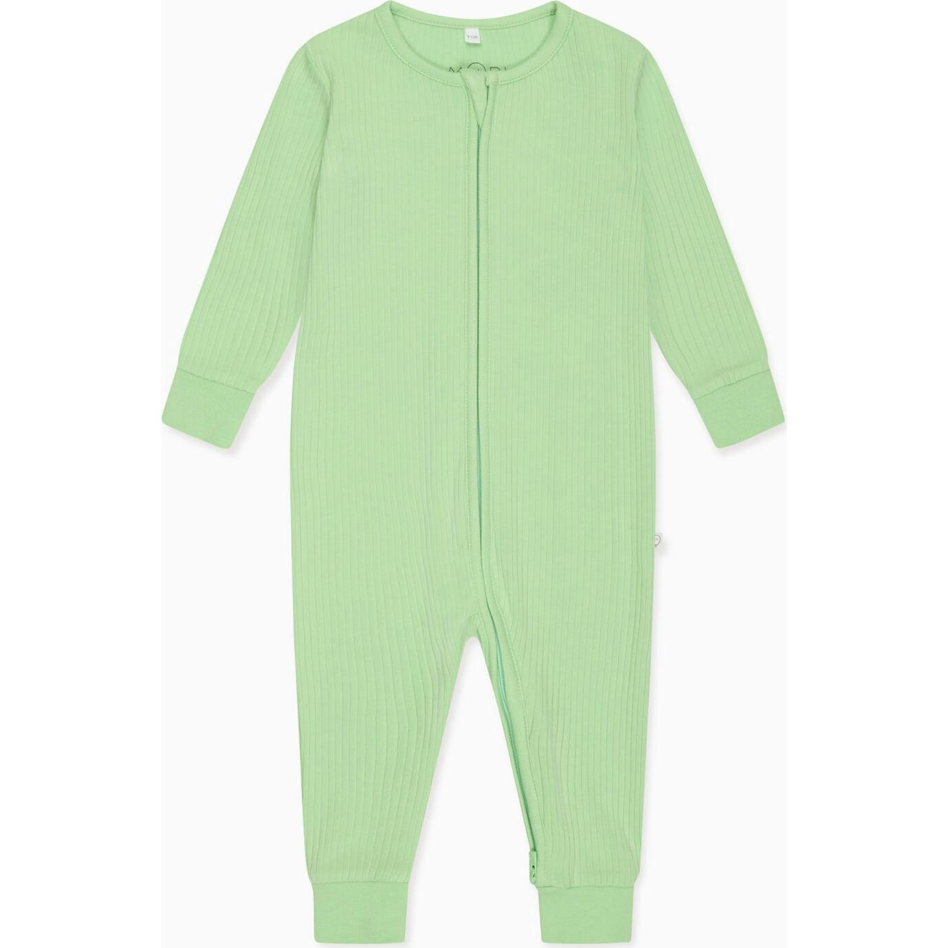 Ribbed Clever Zip Snug Fit Pajamas