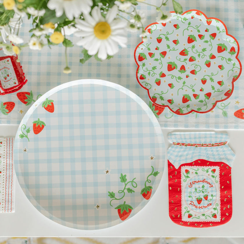 Strawberry Jam Large Napkin
