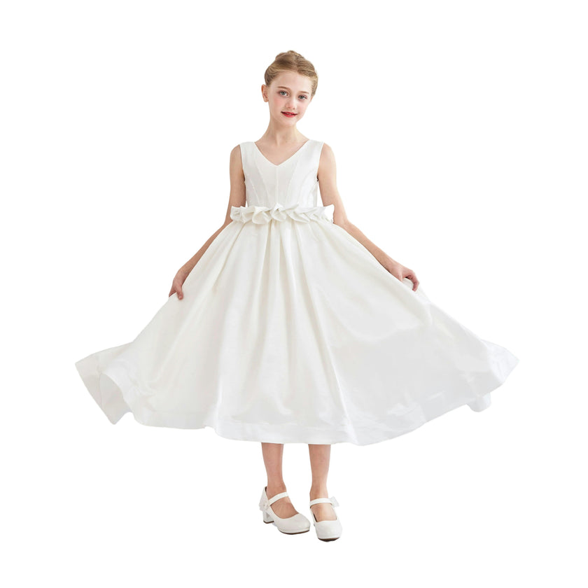 White Valestra Formal Dress