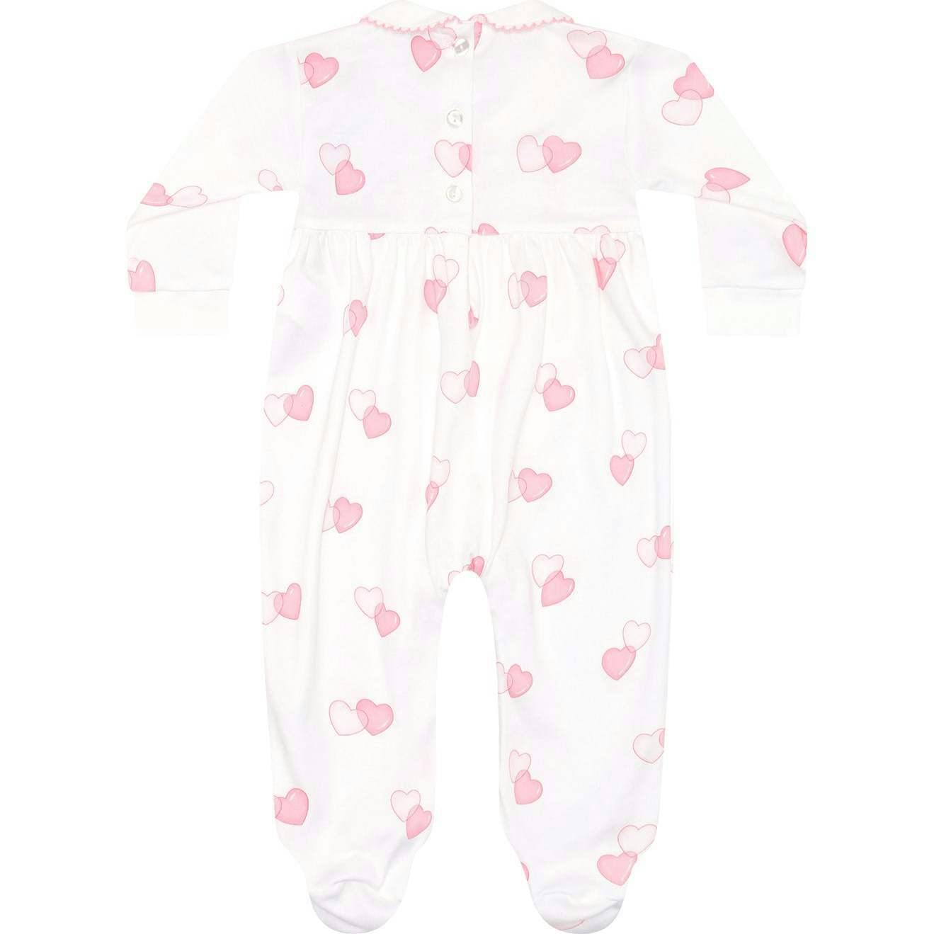Sweetheart Smocked Footie