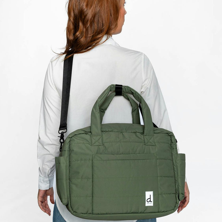 Diaper Bag With Changing Mat Olive Green