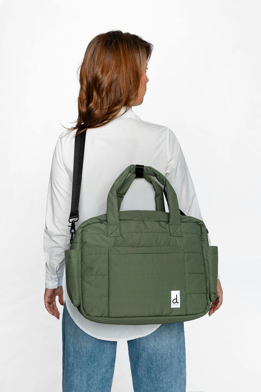 Diaper Bag With Changing Mat Olive Green