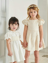 Vega Ceremony Baby Girl Set with Silk Sash