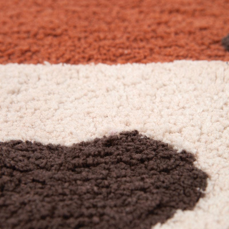 Non-Slip Back Hand-Tufted Rug