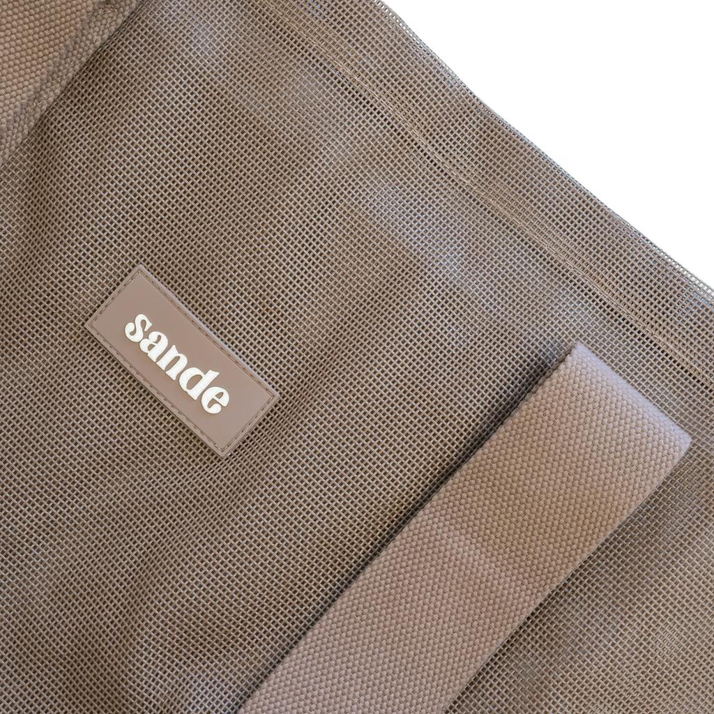 Beach Hauler™ - Mini Mesh Beach Bag – Espresso