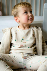 Organic Cotton Waffle Long Sleeve Tee