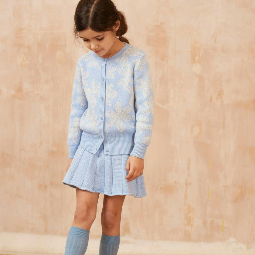 Pleated Tennis Skirt | Sky