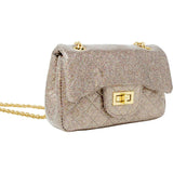 Classic Quilted Sparkle Mini Handbag