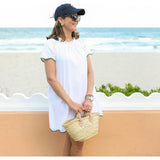 Customizable Bow Baseball Hat in Nellie Navy (Women)