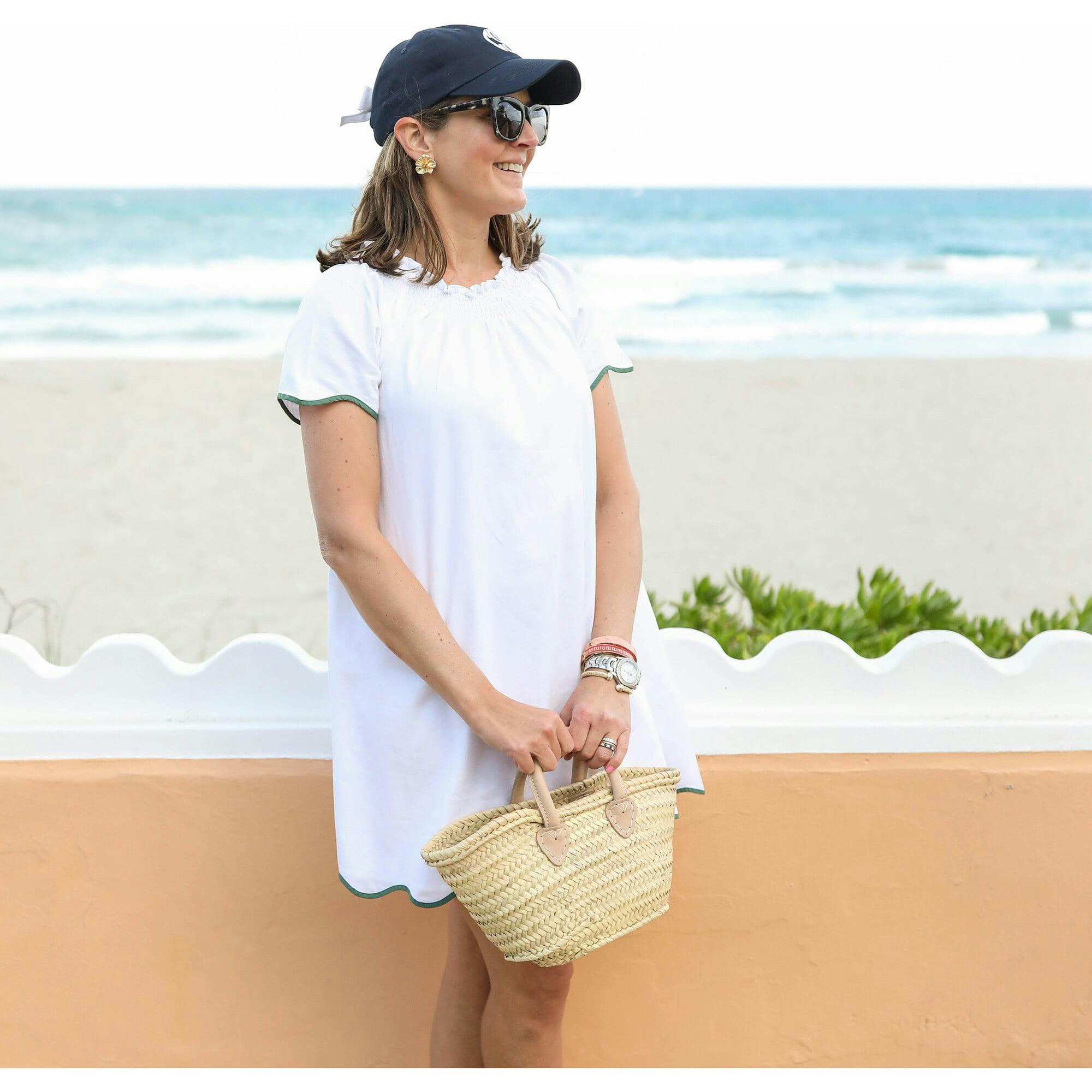 Customizable Bow Baseball Hat in Nellie Navy (Women)