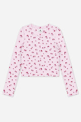 Ultra-Soft Ribbed Long Sleeve Fitted Tee