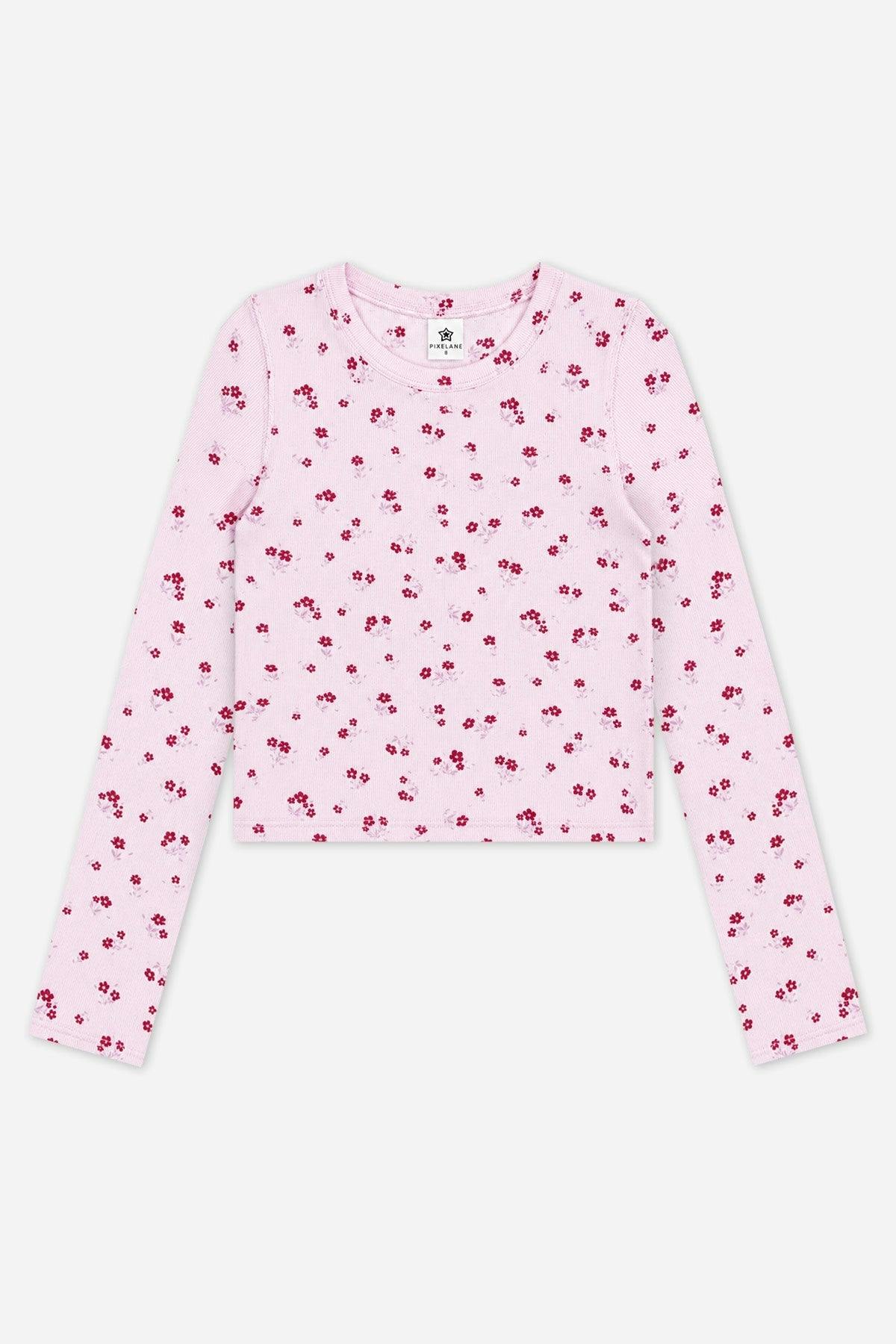 Ultra-Soft Ribbed Long Sleeve Fitted Tee