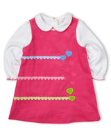 Corduroy Jumper With Hearts