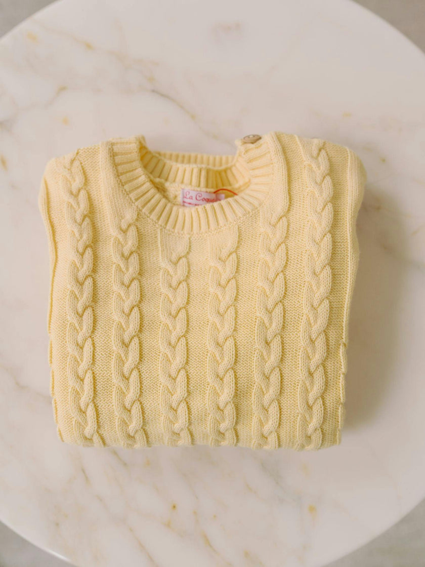 Lemon Emerson Cotton Boy Jumper