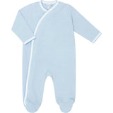 Blue Bubble Crossover Footie