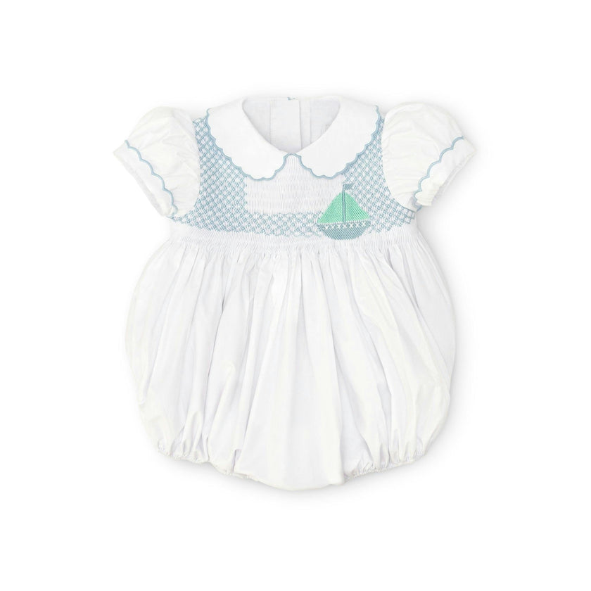 Eloise Bubble in Smocked Sailboats