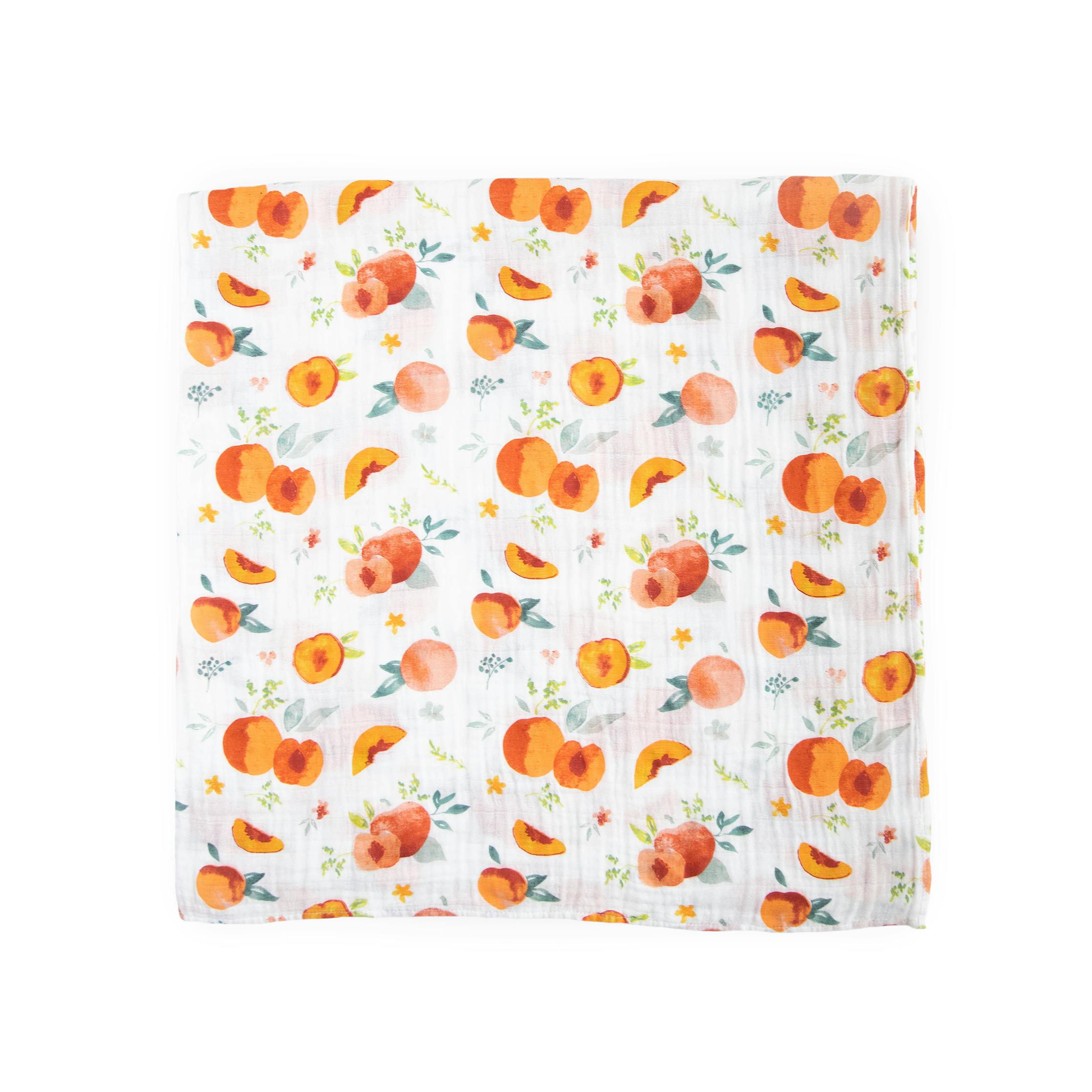 Cotton Muslin Swaddle Blanket - Georgia Peach