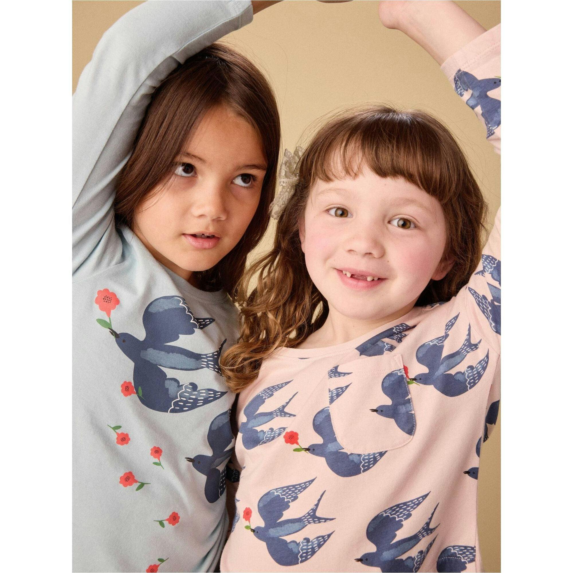 Magpies Graphic Tee, Blue