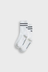 Two-Pack Of Striped Crew Socks