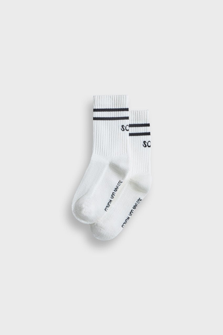 Two-Pack Of Striped Crew Socks