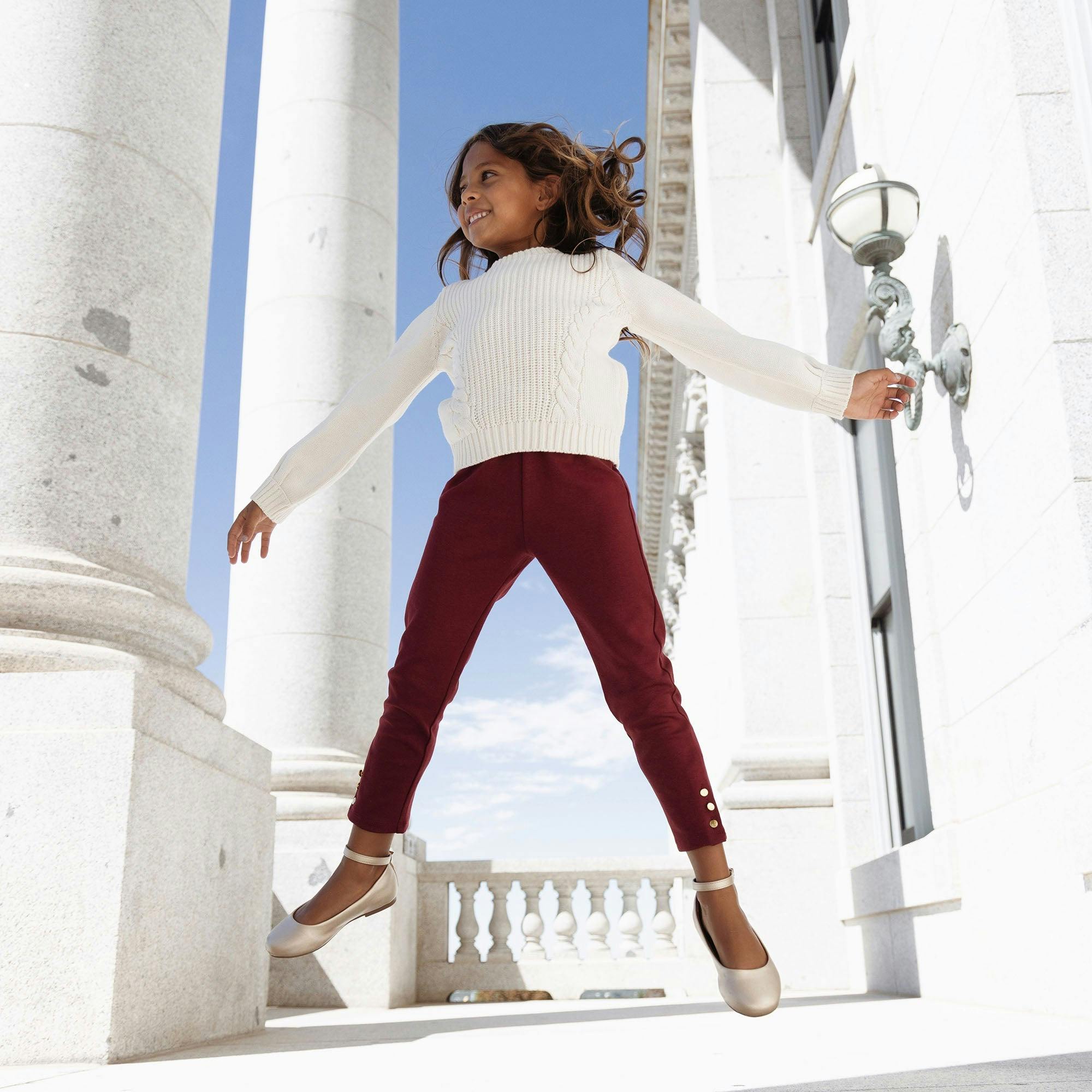 Button Cuff Ponte Pant