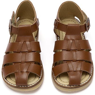 Noah Leather Fisherman Sandal, Brown