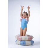 Puzzle & Day Garden Swimsuit, Blue